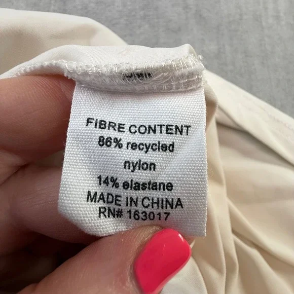 Princess Polly Cream Strapless Tube Top Fold Over Neckline Side Slits US 6 - Picture 5 of 5